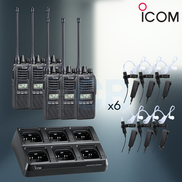 Icom IC-41 Pro - Ultimate Security & Retail 6 Pack