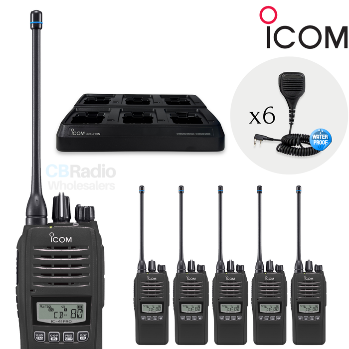 Icom IC-41 Pro - Ultimate Tradie 6 Pack