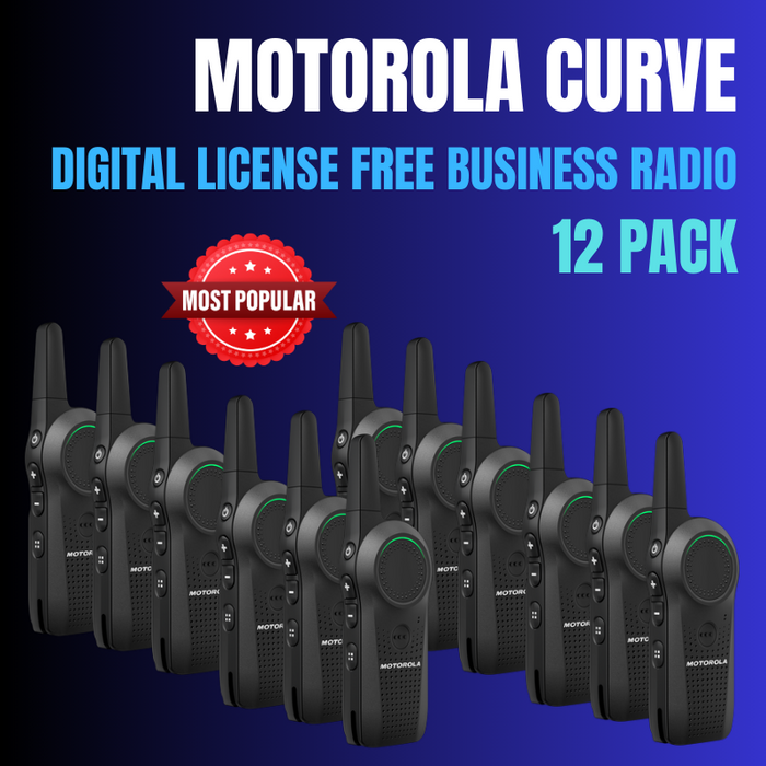 Motorola CURVE Enhanced Digital Radio Device 12 Pack