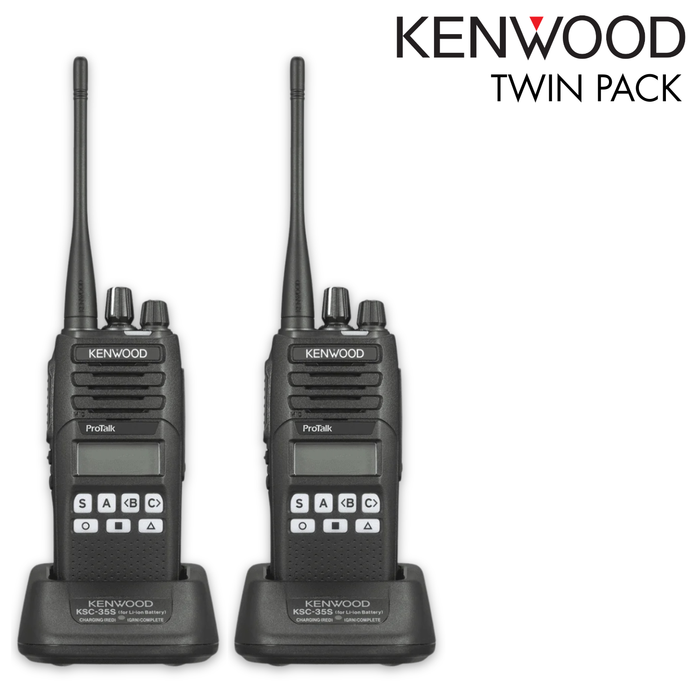 Kenwood TK-3710 Twin Pack | UHF 5 Watt CB Radio