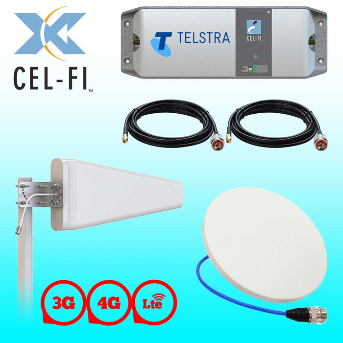 Cel-Fi GO Home & Building Cellular Coverage Repeater (Stationary) - Telstra Network Kit