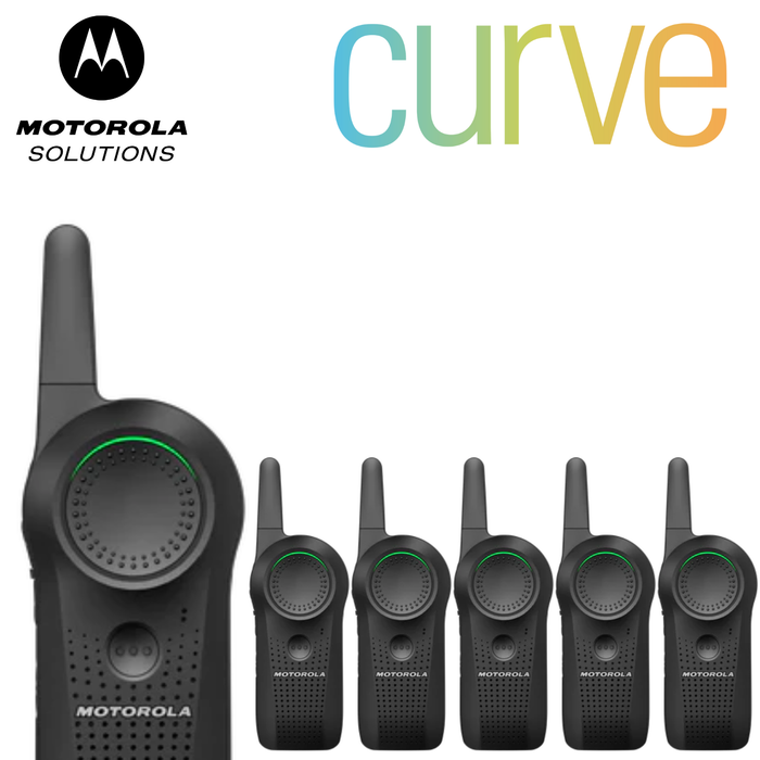 Motorola CURVE Enhanced Digital Radio Device 6 Pack + 1 x MOTOROLA 6 BAY CHARGER
