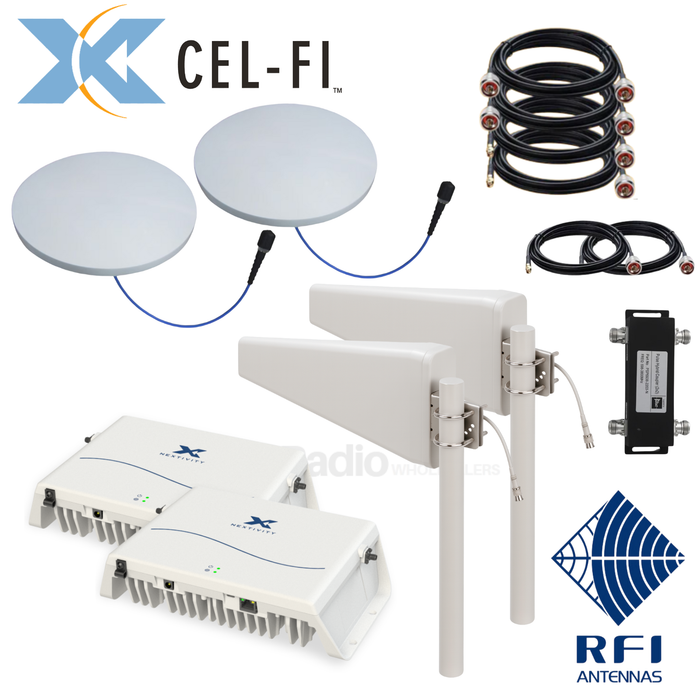 Cel-Fi GO G51 Cellular Coverage Repeater | Commercial & Enterprise, DELUXE Kit