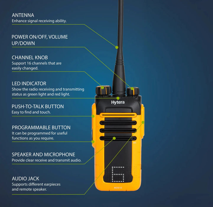 Hytera BD612 DMR Two Way Radio