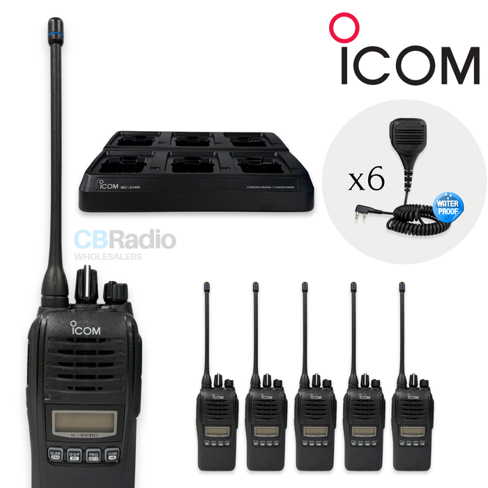 Icom IC-41 Pro - Ultimate Tradie 6 Pack