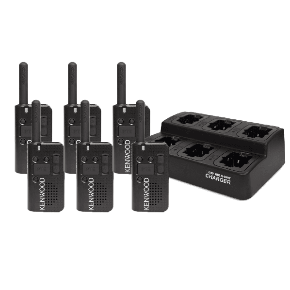 Kenwood PKT23 6 Pack with 12 Bay charger