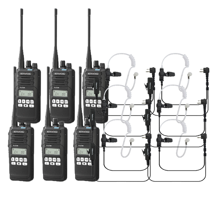 Kenwood TK3710 UHF 5 Watt CB Radio 6 Pack - Retail & Security