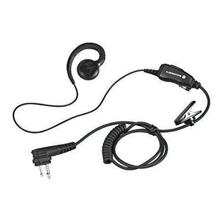 Motorola DLR1060 HKLN4604 Swivel Earpiece G Hook, In-line microphone and push-to-talk